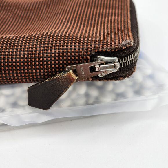 Hermes Round Zipper Long Wallet Yale Line Perth Gm Dark - Picture 12 of 16